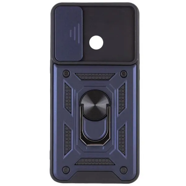 Ударостійкий чохол Camshield Serge Ring для Xiaomi Redmi 9C / Redmi 10A — Синій — фото 2