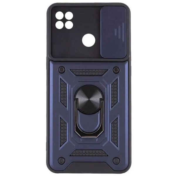 Ударостійкий чохол Camshield Serge Ring для Xiaomi Redmi 9C / Redmi 10A — Синій — фото 3