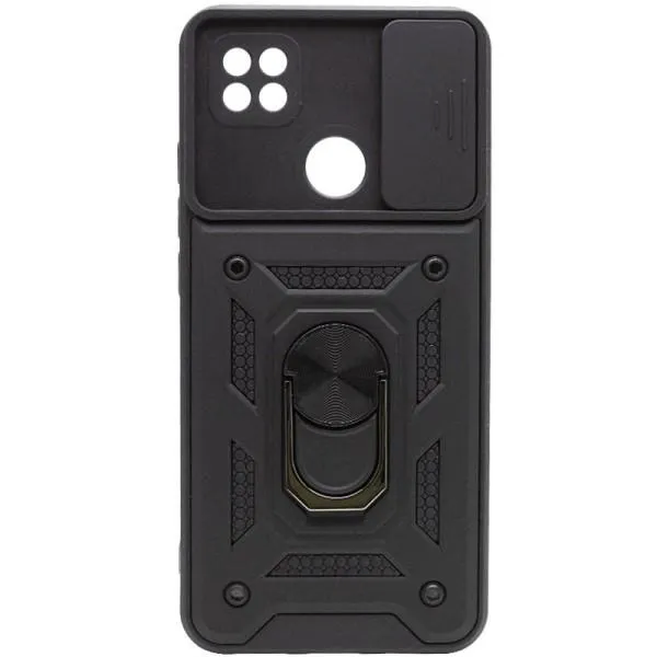 Ударостійкий чохол Camshield Serge Ring для Xiaomi Redmi 9C / Redmi 10A — Чорний — фото 2 Ударостійкий чохол Camshield Serge Ring для Xiaomi Redmi 9C / Redmi 10A — Чорний — фото 2