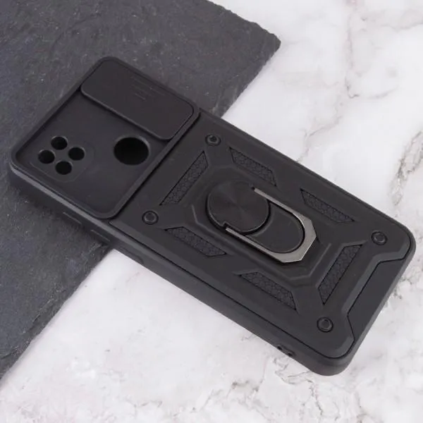 Ударостійкий чохол Camshield Serge Ring для Xiaomi Redmi 9C / Redmi 10A — Чорний — фото 4 Ударостійкий чохол Camshield Serge Ring для Xiaomi Redmi 9C / Redmi 10A — Чорний — фото 4