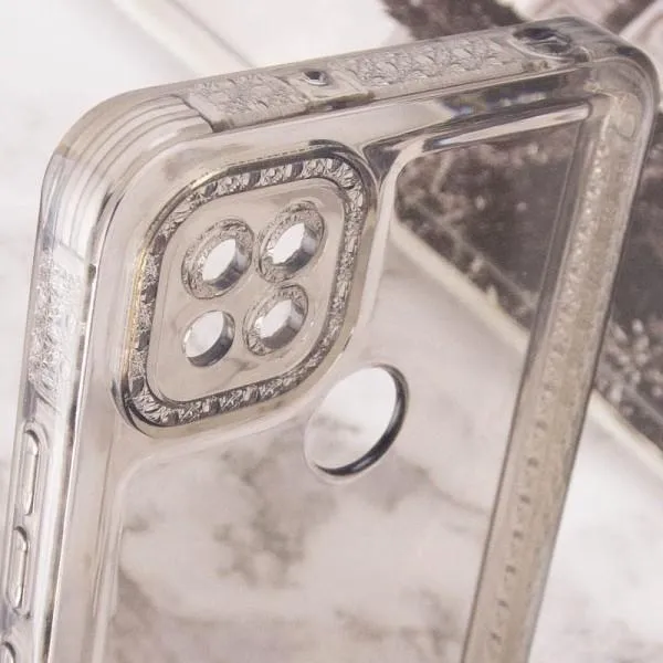 Чохол TPU Starfall Clear для Xiaomi Redmi 9C — Сірий — фото 5