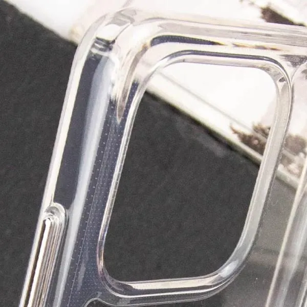 Чохол TPU+PC Clear 2.0 mm metal buttons для Xiaomi Redmi 9C — Прозорий — фото 3