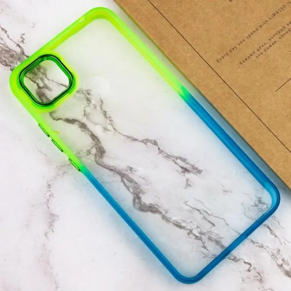 Чохол TPU+PC Fresh sip series для Xiaomi Redmi 9C — Бірюзовий — фото 3