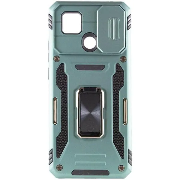 Ударостійкий чохол Camshield Army Ring для Xiaomi Redmi 9C / 10A — Зелений — фото 3