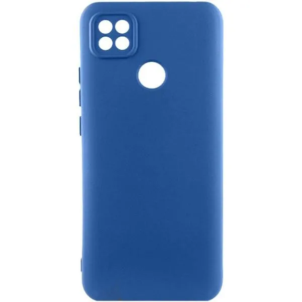 Чехол TPU GETMAN Liquid Silk Full Camera для Xiaomi Redmi 9C — Синий — фото 5