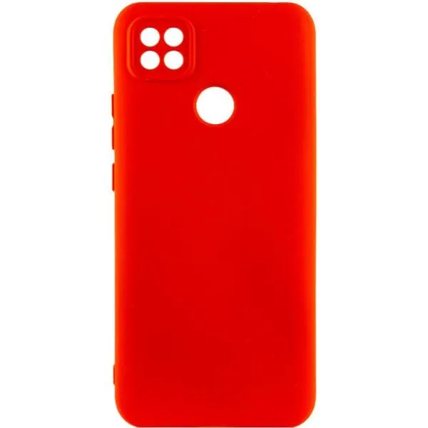 Чехол TPU GETMAN Liquid Silk Full Camera для Xiaomi Redmi 9C — Красный — фото 1