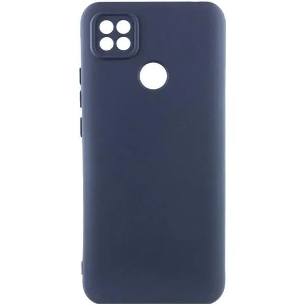 Чехол TPU GETMAN Liquid Silk Full Camera для Xiaomi Redmi 9C — Синий — фото 1