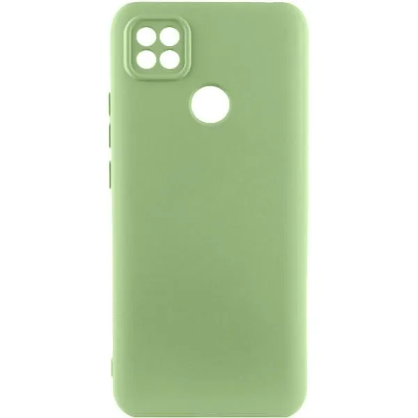 Чехол TPU GETMAN Liquid Silk Full Camera для Xiaomi Redmi 9C — Зеленый — фото 1