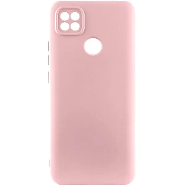 Чехол TPU GETMAN Liquid Silk Full Camera для Xiaomi Redmi 9C — Розовый — фото 1