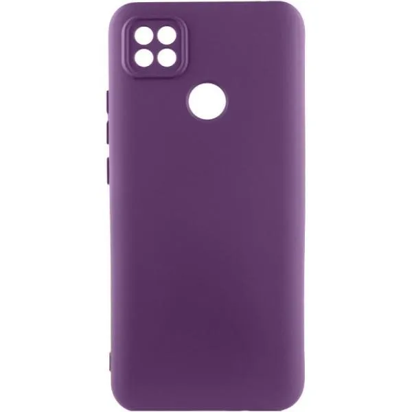 Чехол TPU GETMAN Liquid Silk Full Camera для Xiaomi Redmi 9C — Фиолетовый
