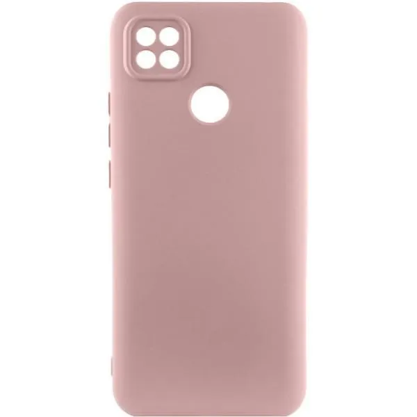 Чехол TPU GETMAN Liquid Silk Full Camera для Xiaomi Redmi 9C — Розовый — фото 2
