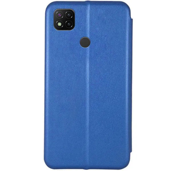 Кожаный чехол-книжка Classy для Xiaomi Redmi 9C / 10A — Синий — фото 3