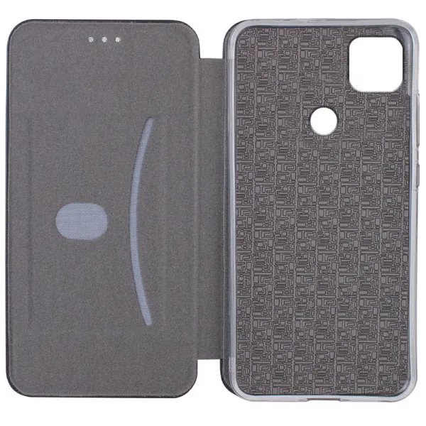 Кожаный чехол-книжка Classy для Xiaomi Redmi 9C / 10A — Темно-синий — фото 3