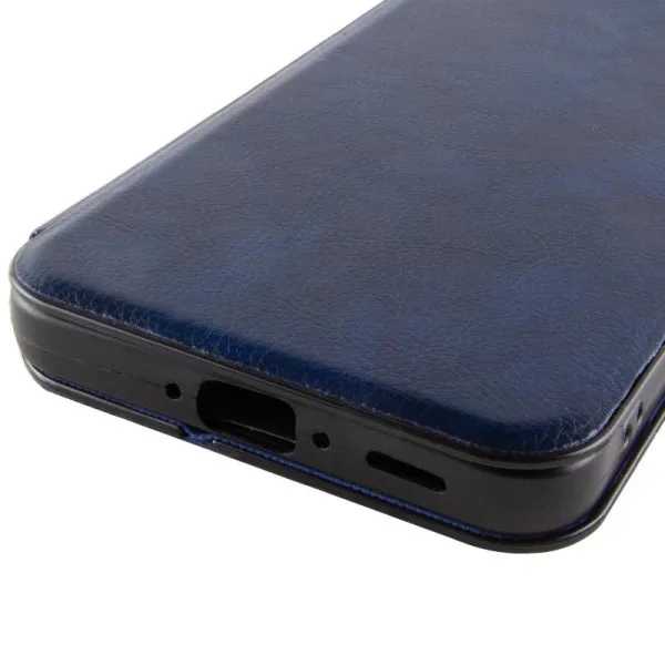 Шкіряний чохол-книжка Belora для Xiaomi Redmi 9C — Темно-синій — фото 4 Шкіряний чохол-книжка Belora для Xiaomi Redmi 9C — Темно-синій — фото 4