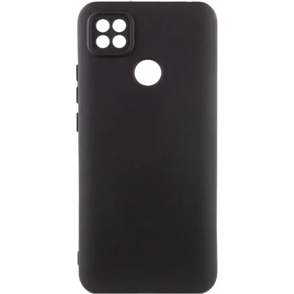 Чехол TPU GETMAN Liquid Silk Full Camera для Xiaomi Redmi 9C — Черный — фото 1