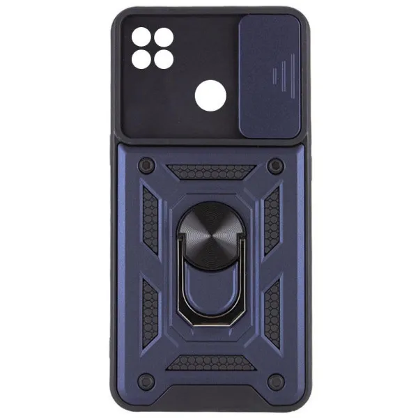 Чехол Ummi Camshield Serge Ring для Xiaomi Redmi 9C / Redmi 10A — Синий — фото 1 Чехол Ummi Camshield Serge Ring для Xiaomi Redmi 9C / Redmi 10A — Синий — фото 1