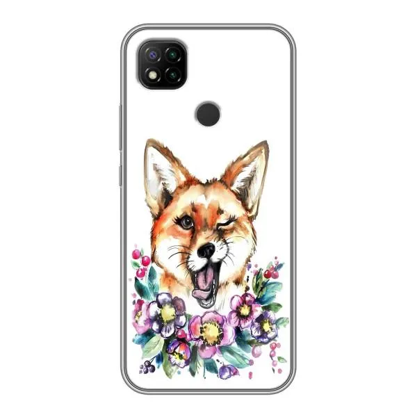 Чехол с принтом «Веселая лисичка» для Xiaomi Redmi 9c