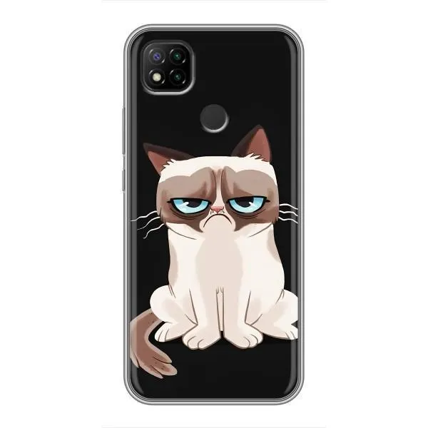 Чехол с принтом «Грустный кот» для Xiaomi Redmi 9c