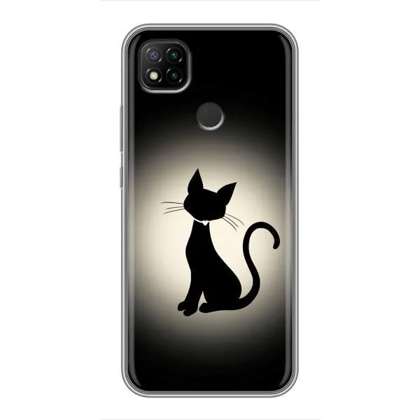 Чехол с принтом «Силуэт котика» для Xiaomi Redmi 9c