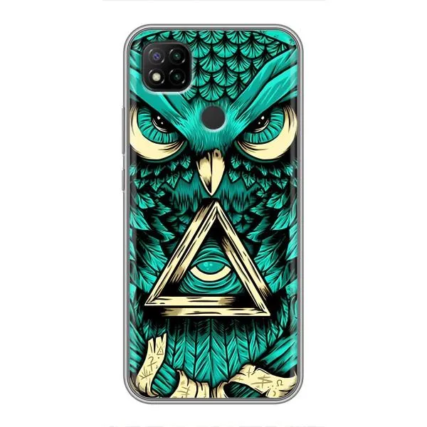 Чехол с принтом «Сова с глазом» для Xiaomi Redmi 9c