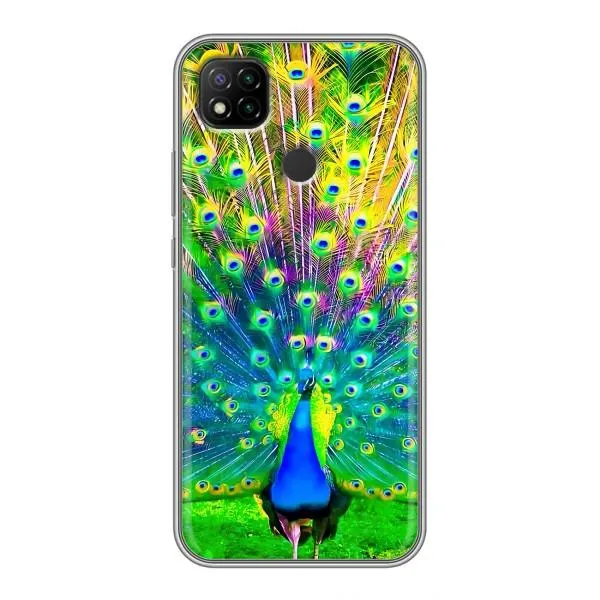 Чехол с принтом «Яркий Павлин» для Xiaomi Redmi 9c