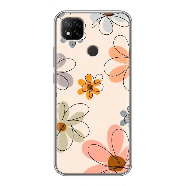 Чехол с принтом «Разноцветные цветы» для Xiaomi Redmi 9c Чехол с принтом «Разноцветные цветы» для Xiaomi Redmi 9c