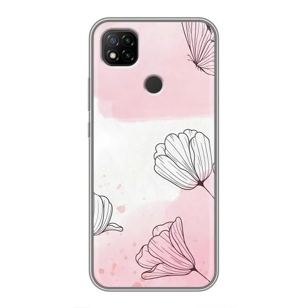 Чехол с принтом «Розовые цветы» для Xiaomi Redmi 9c Чехол с принтом «Розовые цветы» для Xiaomi Redmi 9c