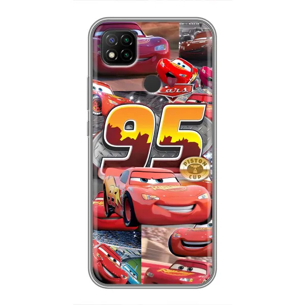 Чехол с принтом «Коллаж Молния Маквин» для Xiaomi Redmi 9c