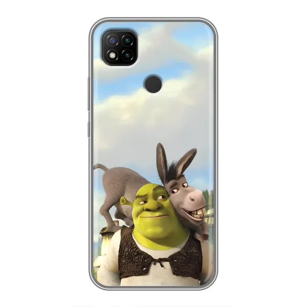 Чехол с принтом «Шрек и Осел» для Xiaomi Redmi 9c Чехол с принтом «Шрек и Осел» для Xiaomi Redmi 9c