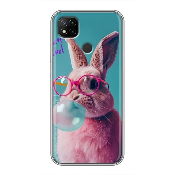 Чохол з принтом «Кролик в окулярах» для Xiaomi Redmi 9c Чохол з принтом «Кролик в окулярах» для Xiaomi Redmi 9c