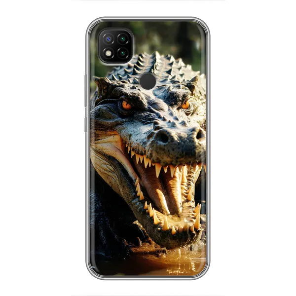 Чохол з принтом «Небезпечний крокодил» для Xiaomi Redmi 9c
