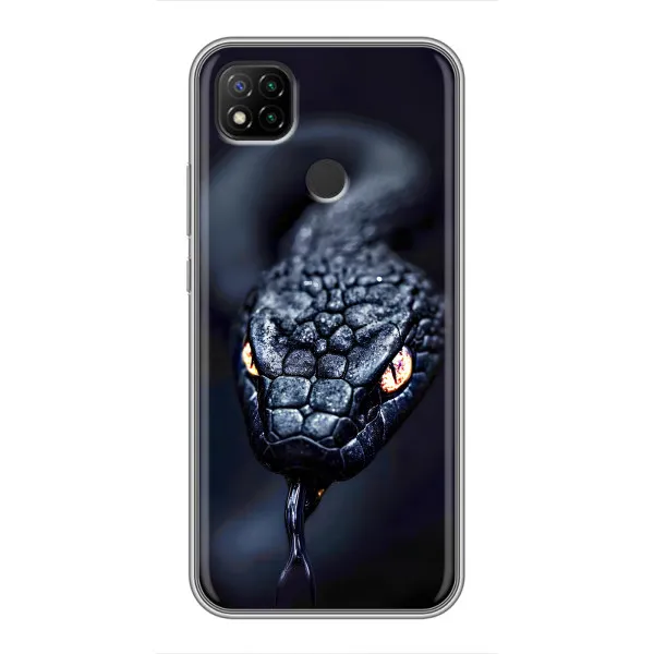 Чохол з принтом «Чорна змія» для Xiaomi Redmi 9c