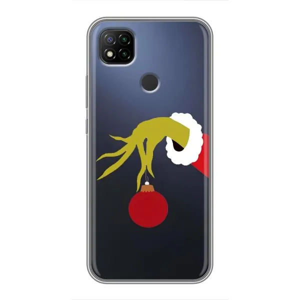 Чехол с принтом «Гринч с игрушкой» для Xiaomi Redmi 9c