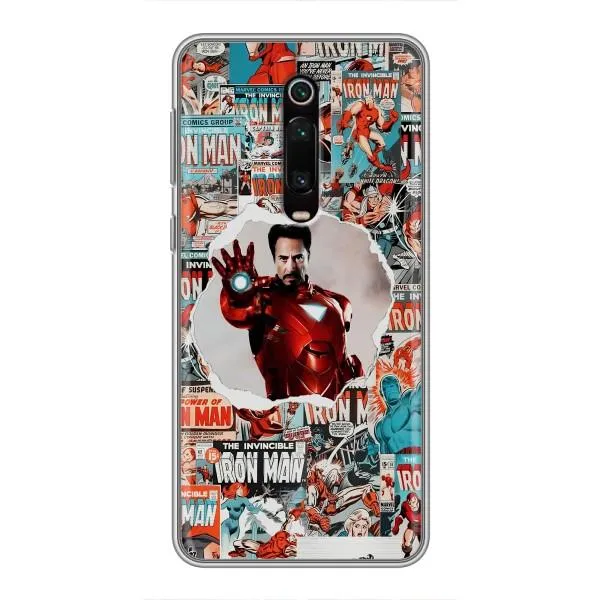 Чохол з принтом «Айронмен» для Xiaomi Redmi K20