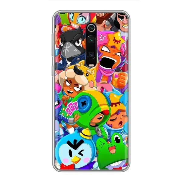 Чохол з принтом «Герої Бравл Старс» для Xiaomi Redmi K20