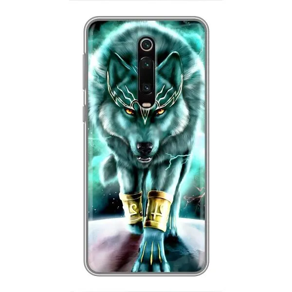 Чехол с принтом «Яркий волк» для Xiaomi Redmi K20