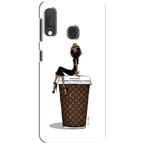 Чехол с принтом «кофе LOUIS VUITTON» для Samsung Galaxy A20e