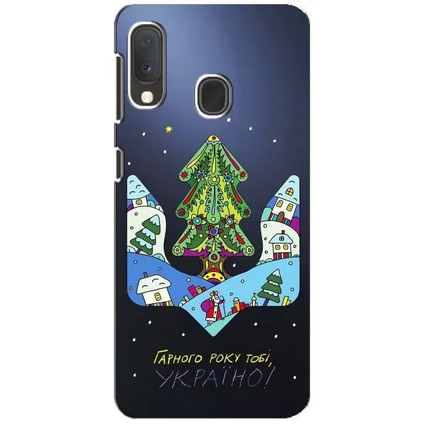 Чохол з принтом «Різдвяний герб» для Samsung Galaxy A20e