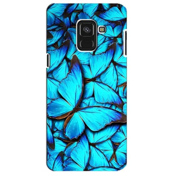 Чехол с принтом «Синие бабочки» для Samsung Galaxy A8 Plus 2018 (A730F) Чехол с принтом «Синие бабочки» для Samsung Galaxy A8 Plus 2018 (A730F)