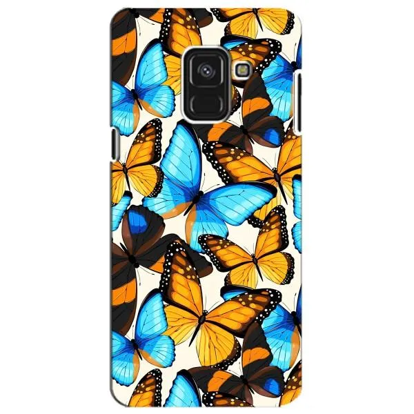 Чехол с принтом «Яркие бабочки» для Samsung Galaxy A8 Plus 2018 (A730F) Чехол с принтом «Яркие бабочки» для Samsung Galaxy A8 Plus 2018 (A730F)