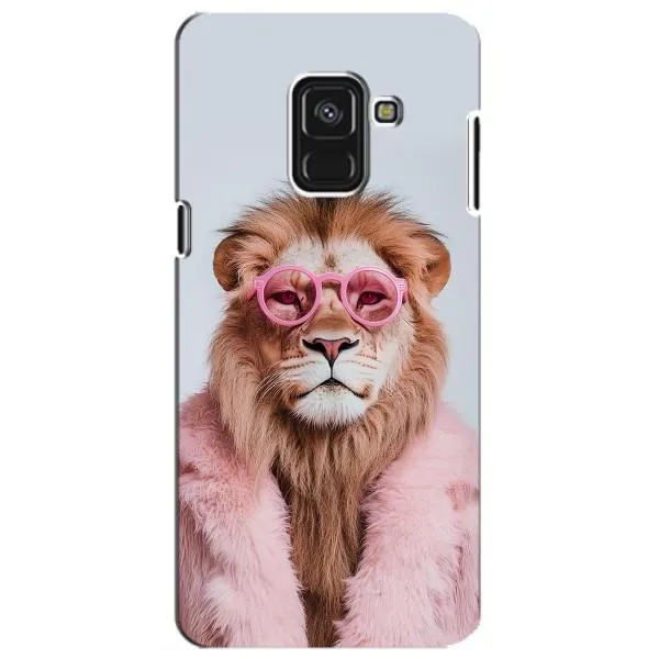 Чехол с принтом «Лев в очках» для Samsung Galaxy A8 Plus 2018 (A730F)