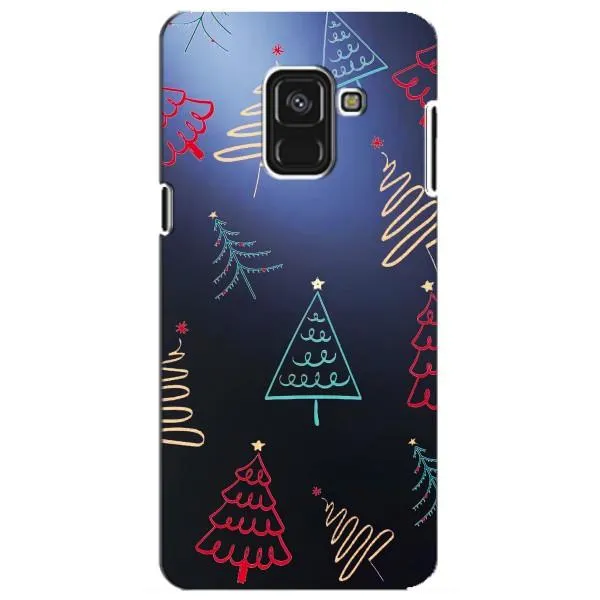 Чехол с принтом «Рождественские елки» для Samsung Galaxy A8 Plus 2018 (A730F)