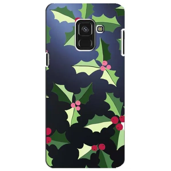 Чехол с принтом «Рождественский фон» для Samsung Galaxy A8 Plus 2018 (A730F)