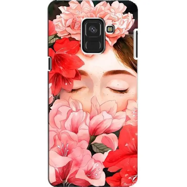 Чохол з принтом «Очі в квітах» для Samsung Galaxy A8 2018 (A530F)