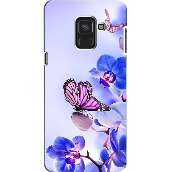 Чехол с принтом «Бабочка на цветочке» для Samsung Galaxy A8 2018 (A530F)