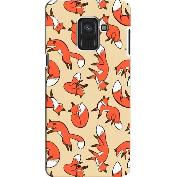 Чехол с принтом «Лисички» для Samsung Galaxy A8 2018 (A530F)
