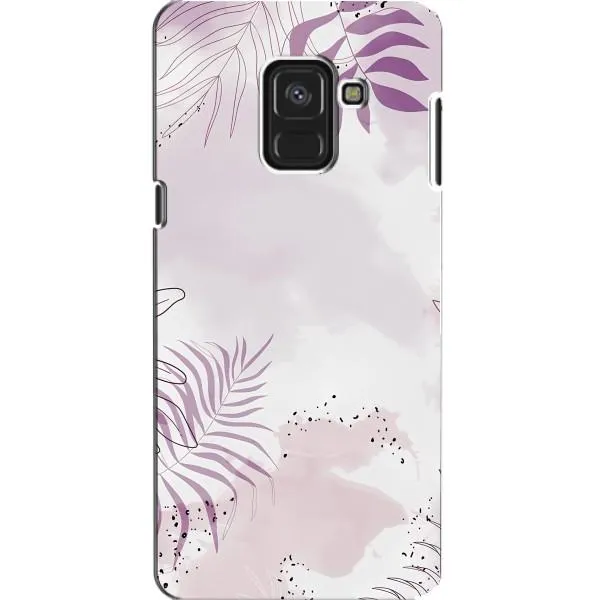 Чохол з принтом «Фіолетове листя» для Samsung Galaxy A8 2018 (A530F)