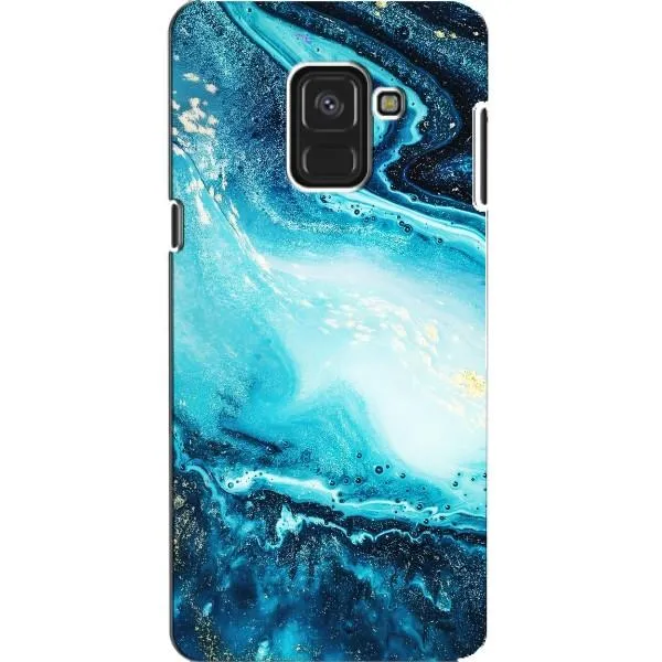 Чехол с принтом «Голубой мрамор» для Samsung Galaxy A8 2018 (A530F) Чехол с принтом «Голубой мрамор» для Samsung Galaxy A8 2018 (A530F)