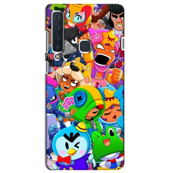 Чехол с принтом «герои Бравл Старс» для Samsung Galaxy A9 2018 (A920)