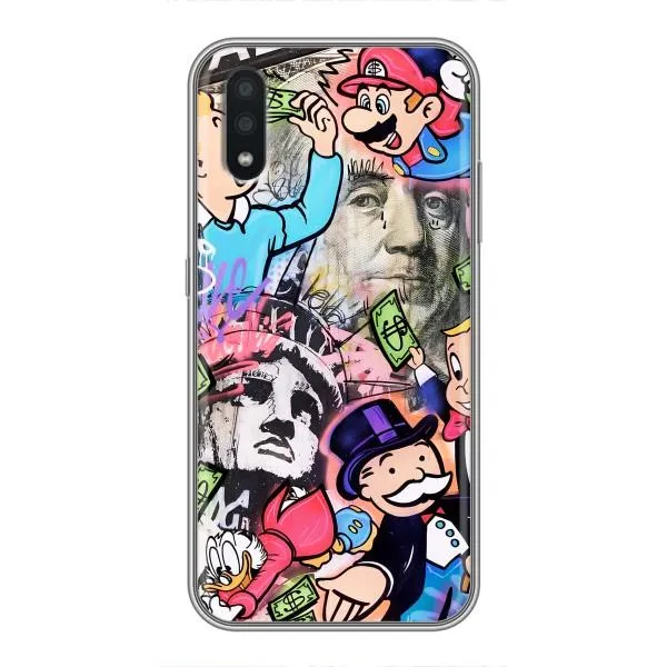 Чехол с принтом «Monopoly man» для Samsung Galaxy A01 Core